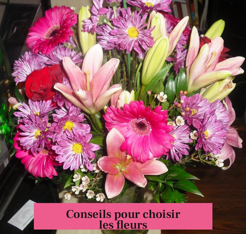 Conseils pour choisir les fleurs