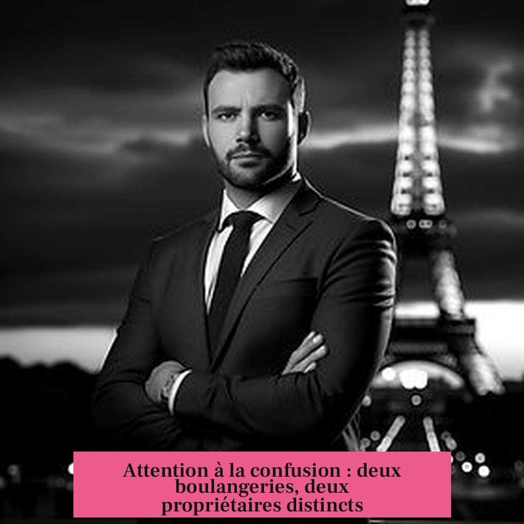 Attention à la confusion : deux boulangeries, deux propriétaires distincts