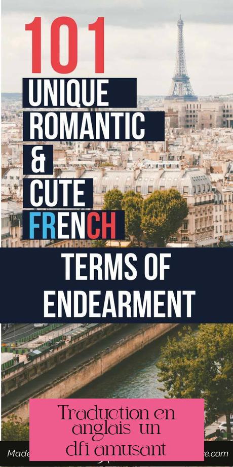 Traduction en anglais : un défi amusant
