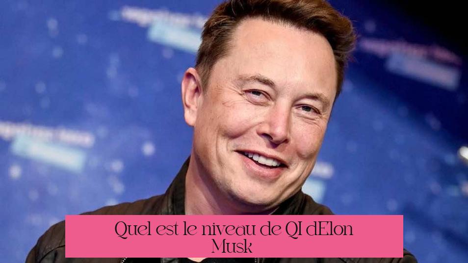 Quel est le niveau de QI d'Elon Musk ?