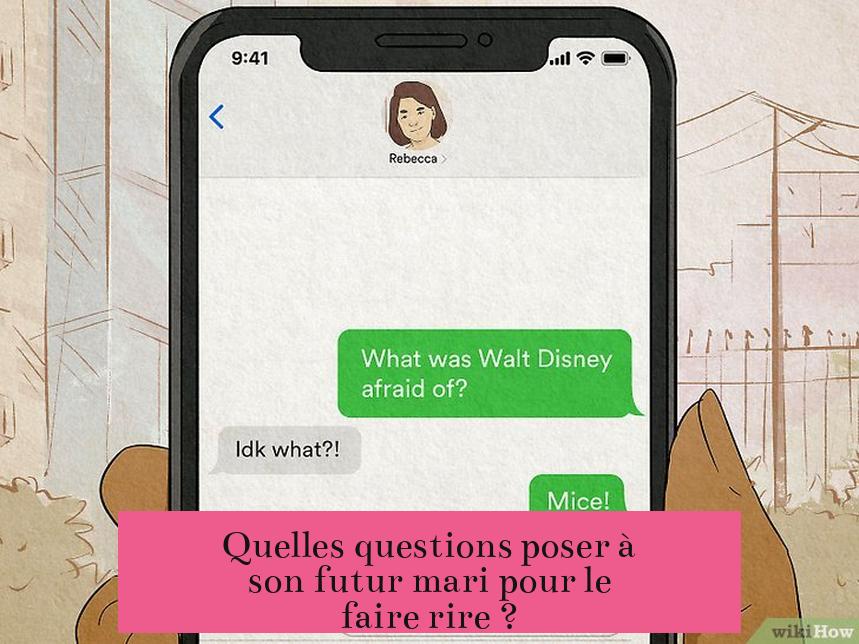Quelles questions poser à son futur mari pour le faire rire ?