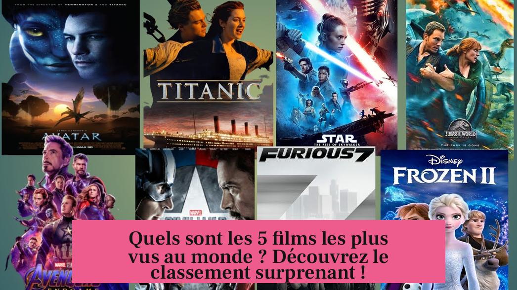 Quels sont les 5 films les plus vus au monde ? Découvrez le classement surprenant !