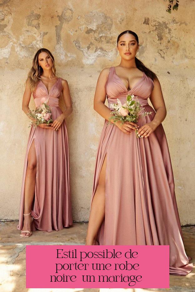 Est-il possible de porter une robe noire à un mariage ?