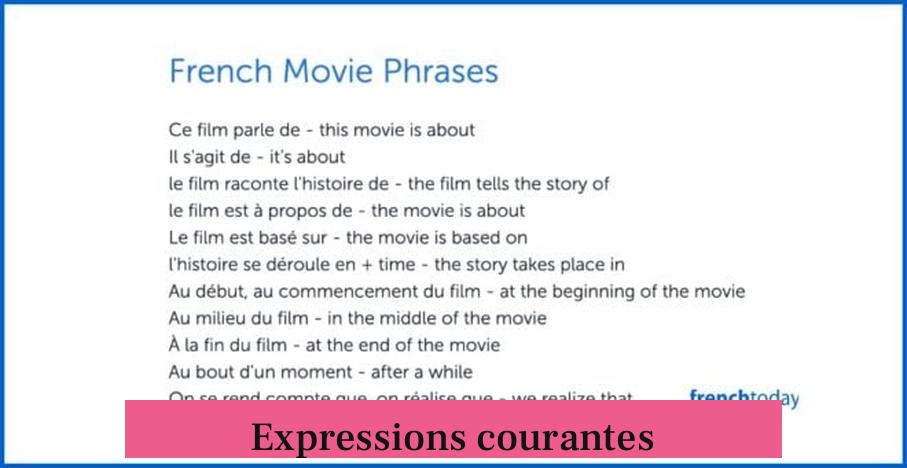 Expressions courantes