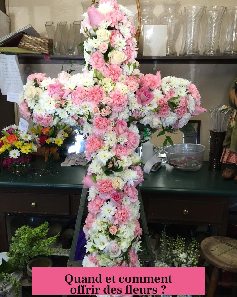 Quand et comment offrir des fleurs ?