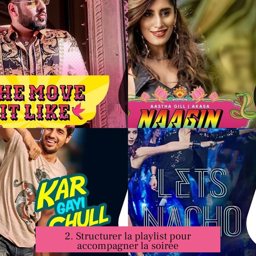 2. Structurer la playlist pour accompagner la soirée