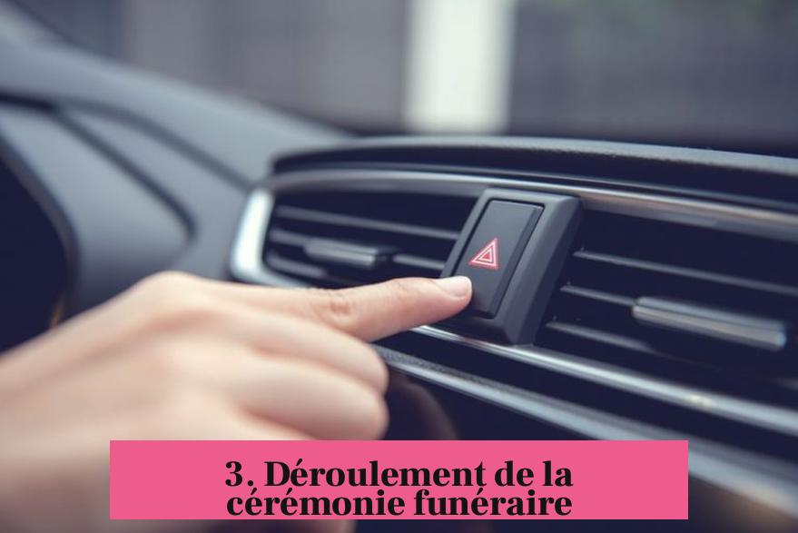 3. Déroulement de la cérémonie funéraire