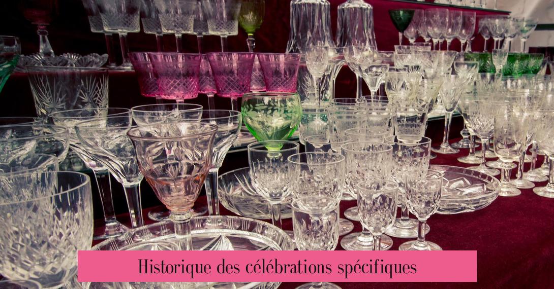 Historique des célébrations spécifiques