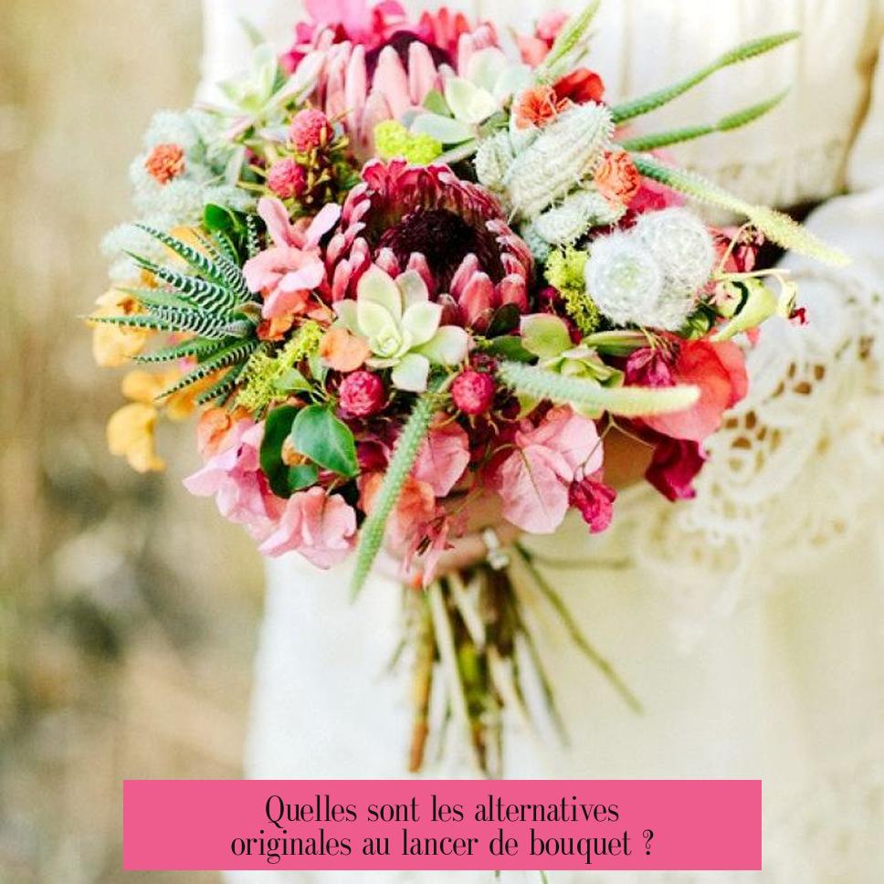 Quelles sont les alternatives originales au lancer de bouquet ?