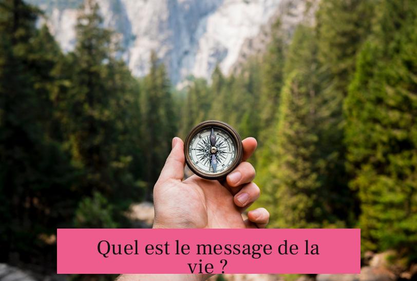 Quel est le message de la vie ?
