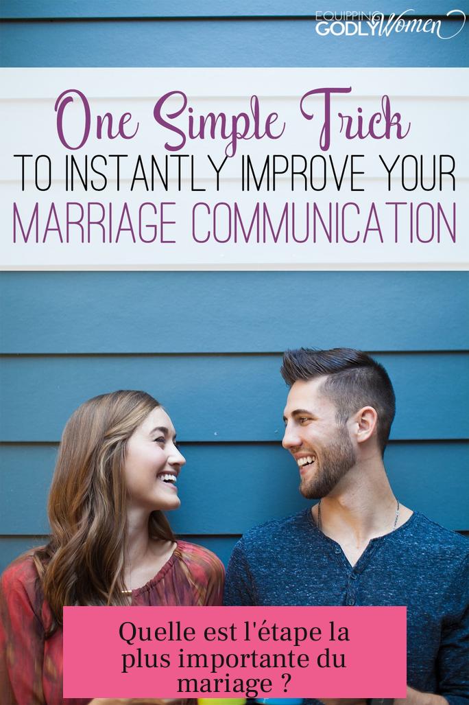 Quelle est l'étape la plus importante du mariage ?