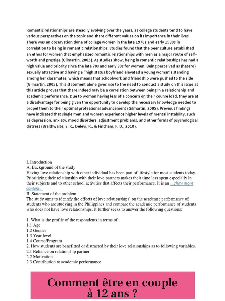 Comment être en couple à 12 ans ?