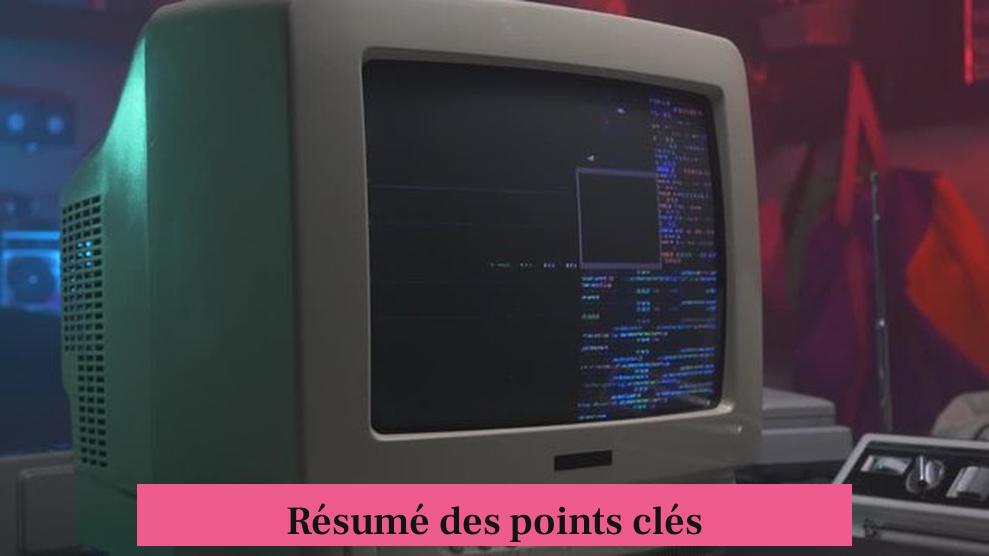 Résumé des points clés