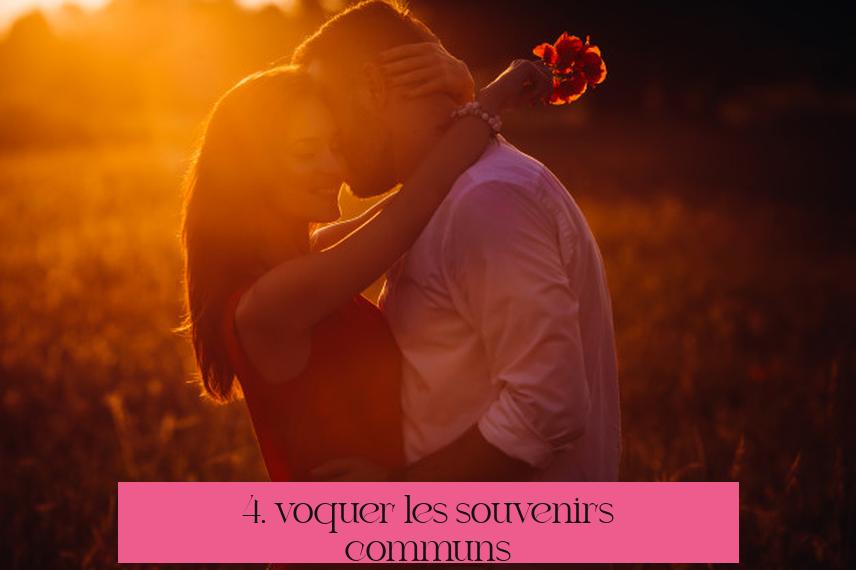 4. Évoquer les souvenirs communs