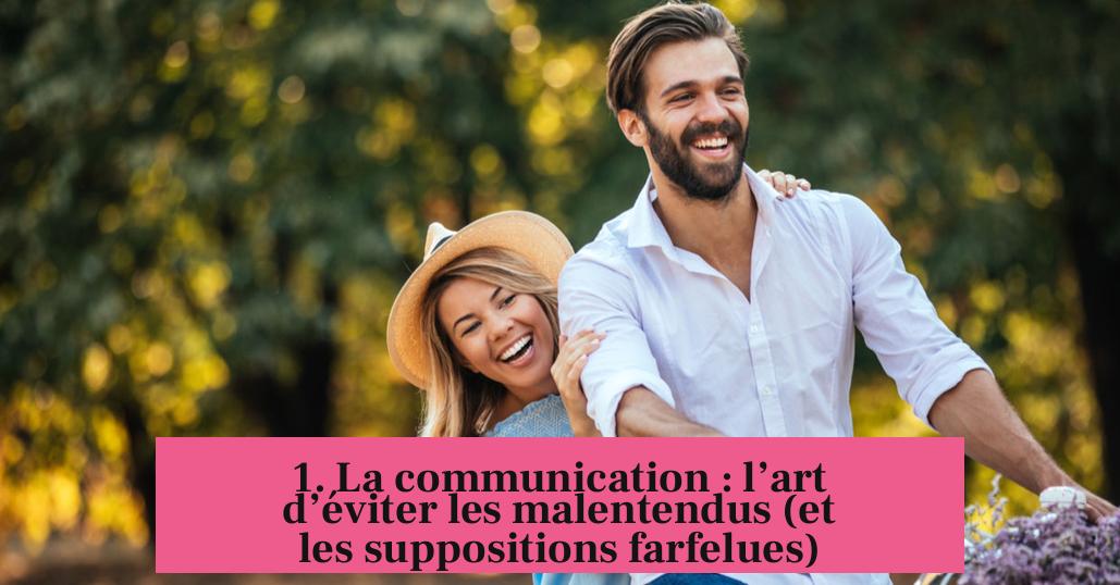 1. La communication : l’art d’éviter les malentendus (et les suppositions farfelues)