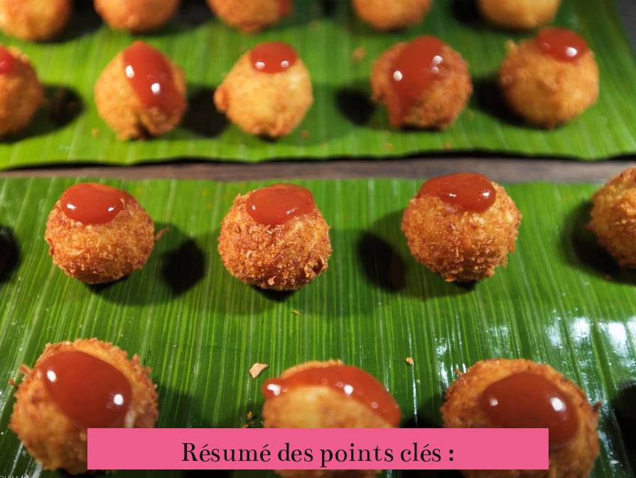 Résumé des points clés :