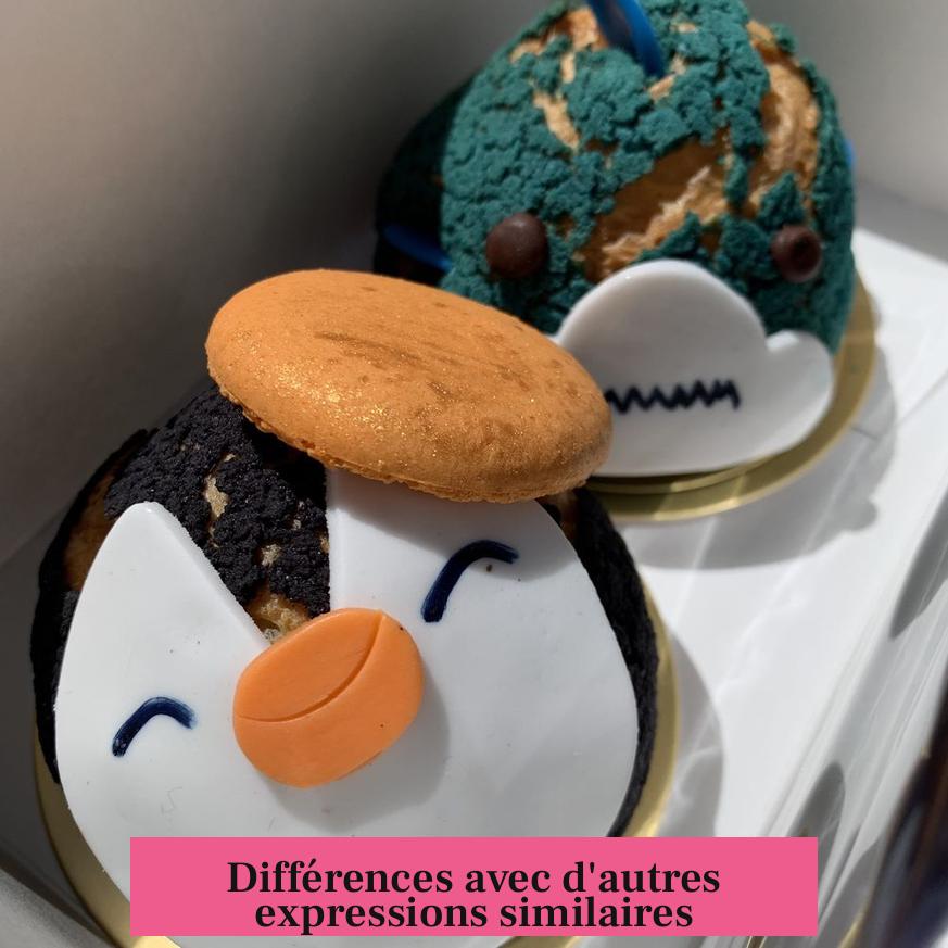 Différences avec d'autres expressions similaires
