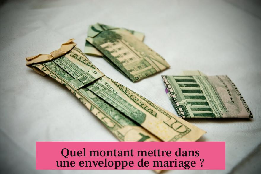 Quel montant mettre dans une enveloppe de mariage ?