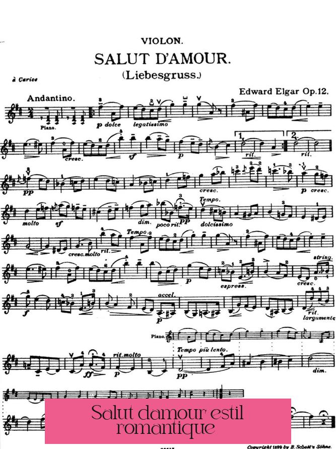 Salut d’amour est-il romantique ?