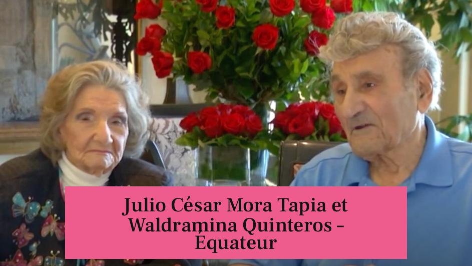 Julio César Mora Tapia et Waldramina Quinteros – Équateur