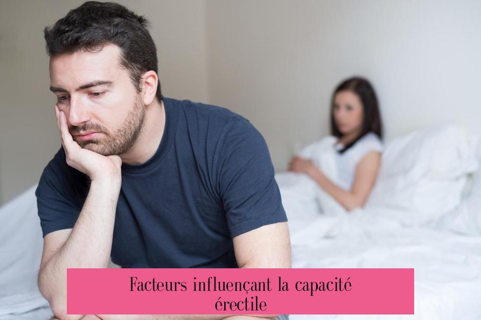 Facteurs influençant la capacité érectile