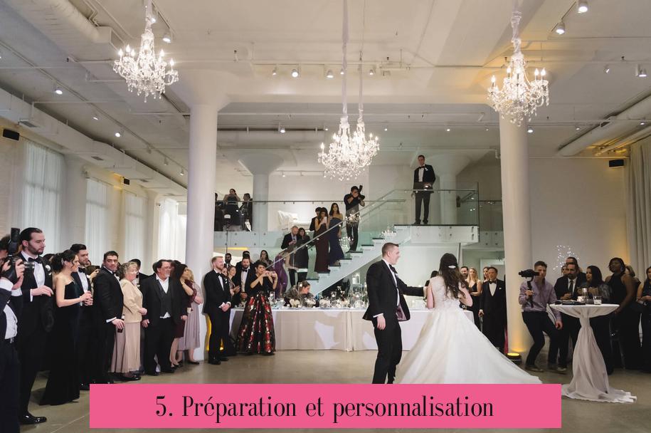 5. Préparation et personnalisation