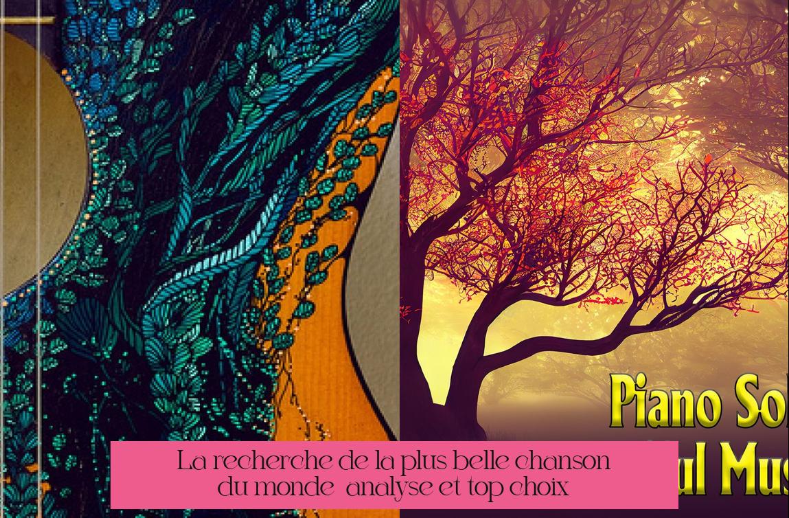 La recherche de la plus belle chanson du monde : analyse et top choix