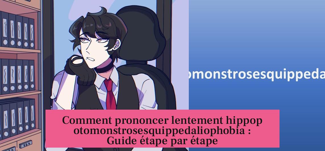 Comment prononcer lentement hippopotomonstrosesquippedaliophobia : Guide étape par étape