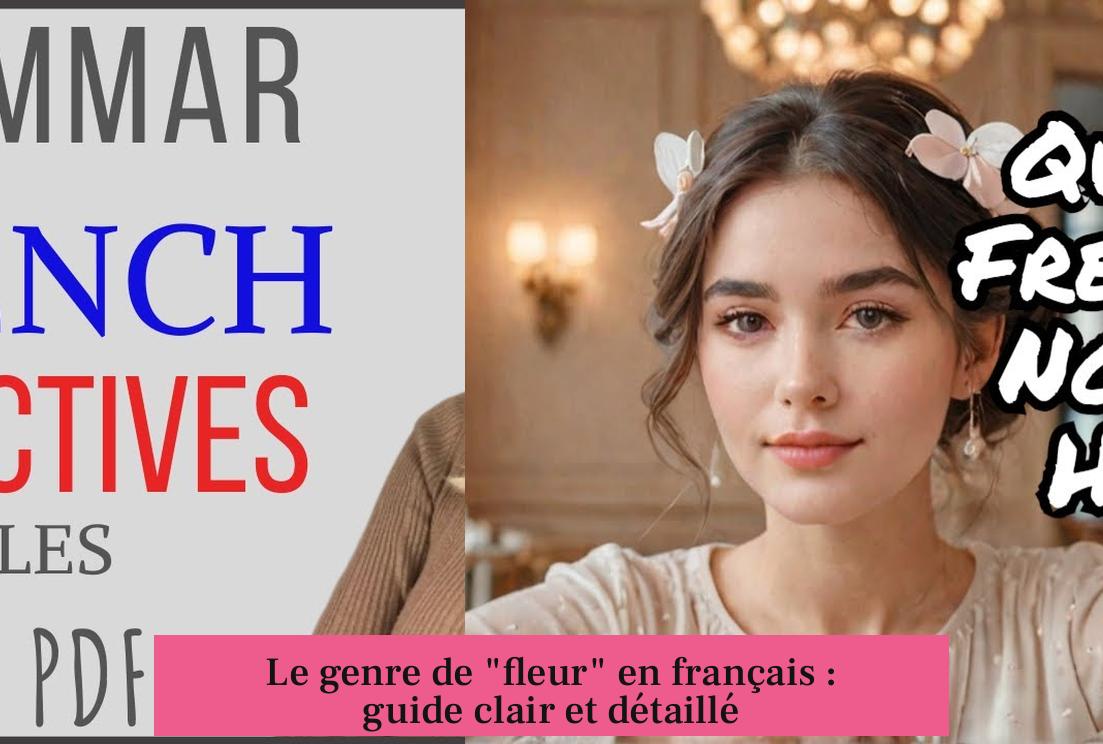 Le genre de "fleur" en français : guide clair et détaillé
