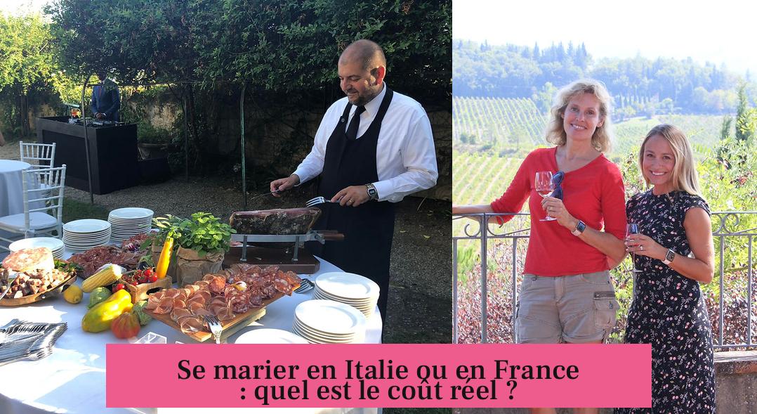 Se marier en Italie ou en France : quel est le coût réel ?