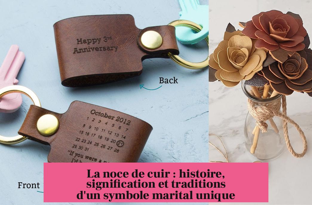 La noce de cuir : histoire, signification et traditions d'un symbole marital unique