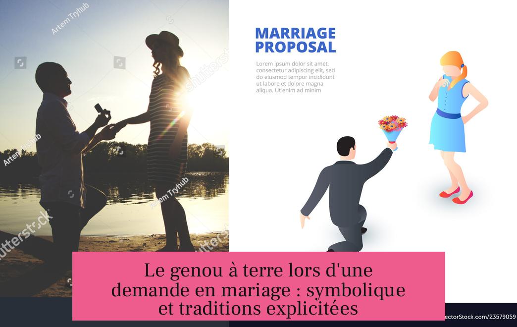 Le genou à terre lors d'une demande en mariage : symbolique et traditions explicitées