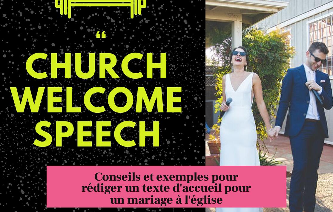 Conseils et exemples pour rédiger un texte d'accueil pour un mariage à l'église