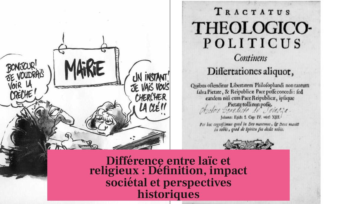 Différence entre laïc et religieux : Définition, impact sociétal et perspectives historiques