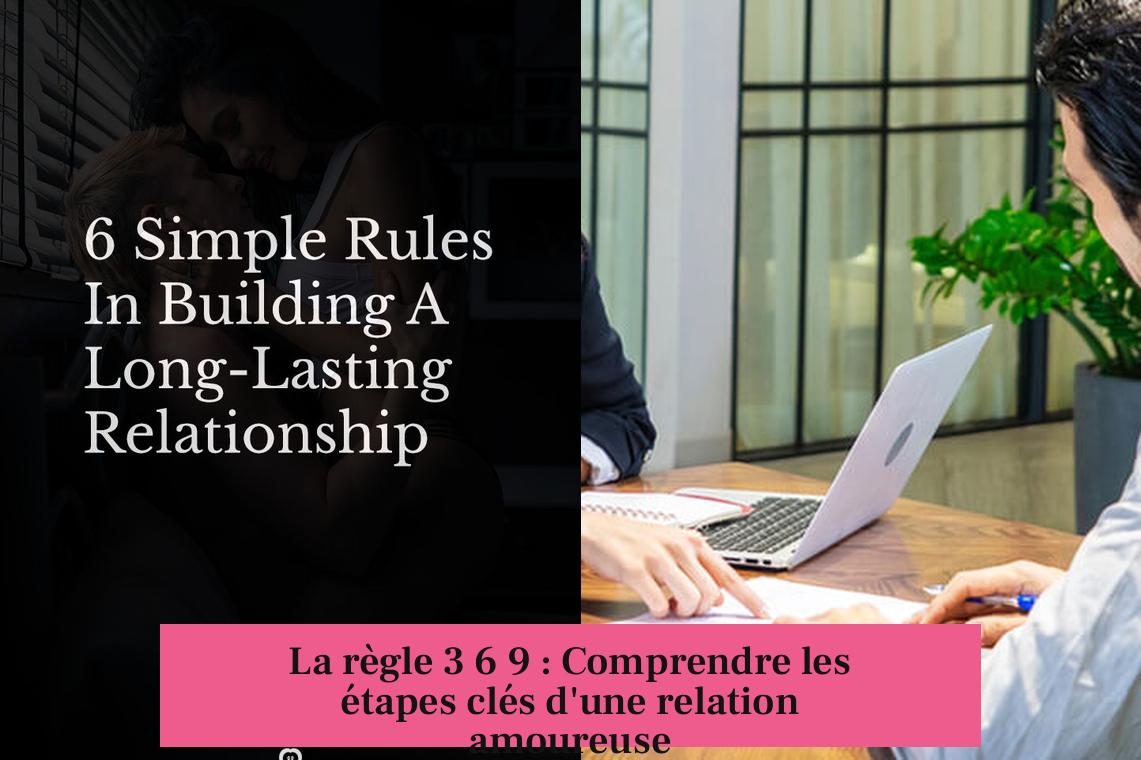 La règle 3 6 9 : Comprendre les étapes clés d'une relation amoureuse