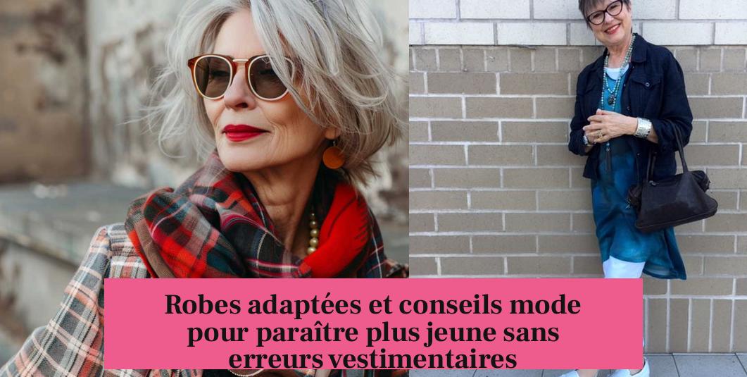 Robes adaptées et conseils mode pour paraître plus jeune sans erreurs vestimentaires