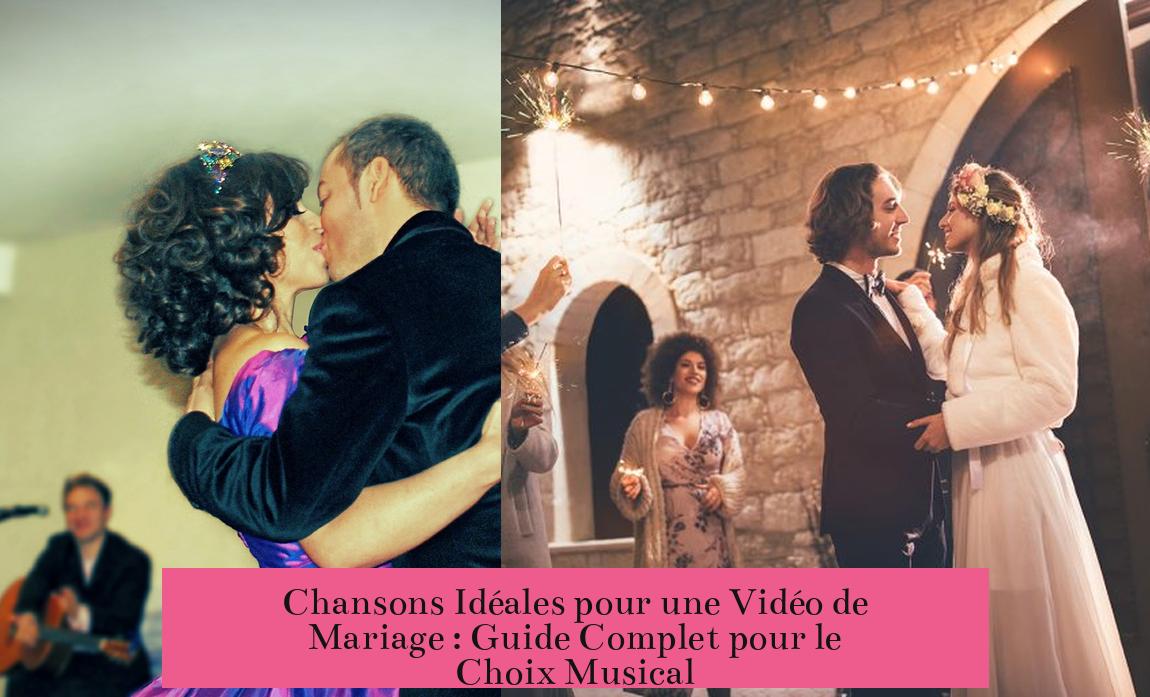 Chansons Idéales pour une Vidéo de Mariage : Guide Complet pour le Choix Musical