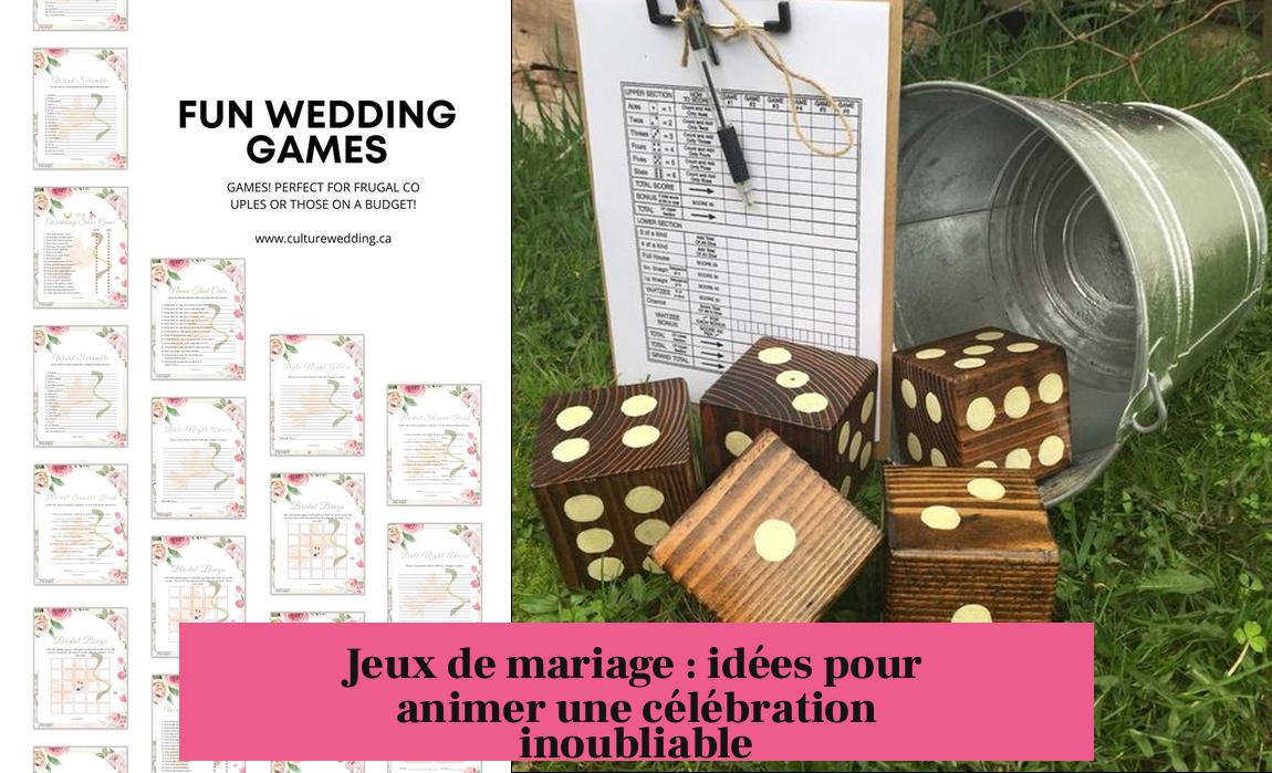 Jeux de mariage : idées pour animer une célébration inoubliable