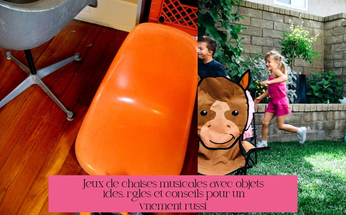 Jeux de chaises musicales avec objets : idées, règles et conseils pour un événement réussi
