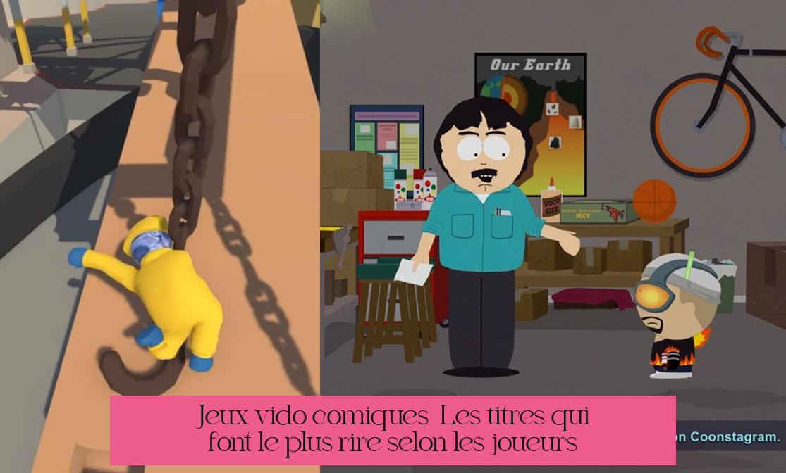 Jeux vidéo comiques : Les titres qui font le plus rire selon les joueurs