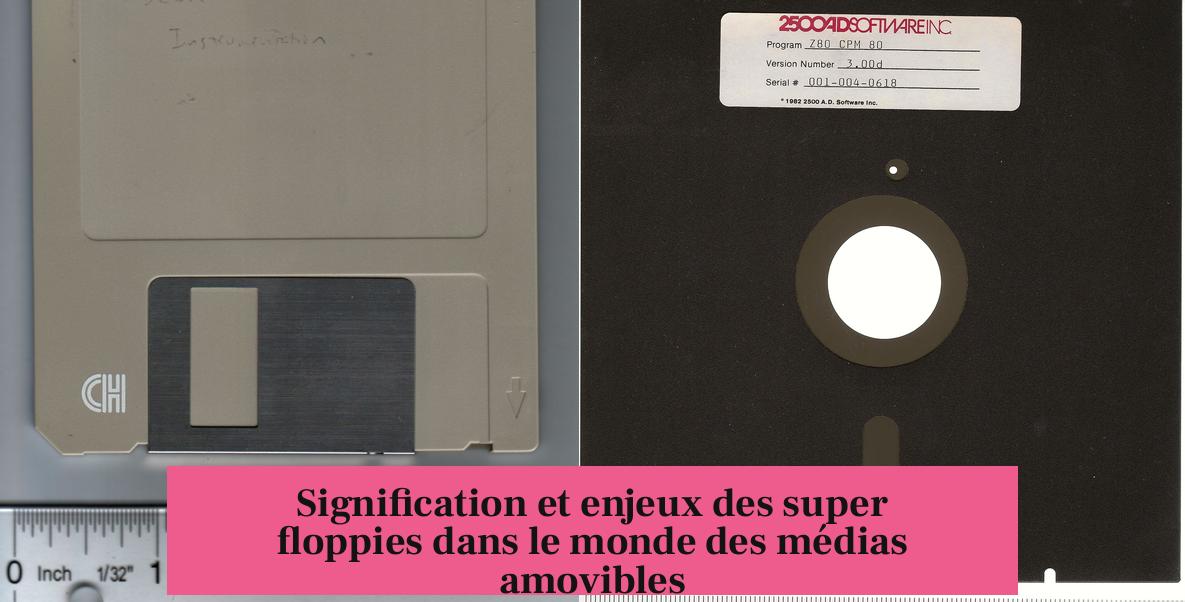 Signification et enjeux des super floppies dans le monde des médias amovibles