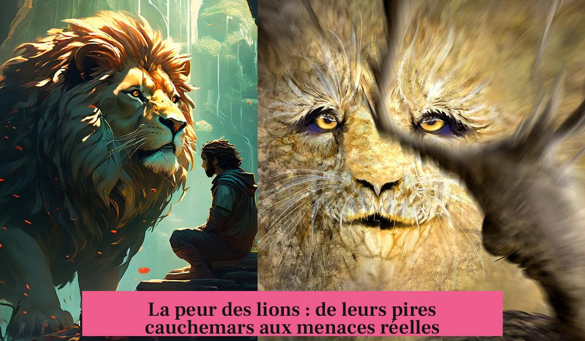 La peur des lions : de leurs pires cauchemars aux menaces réelles
