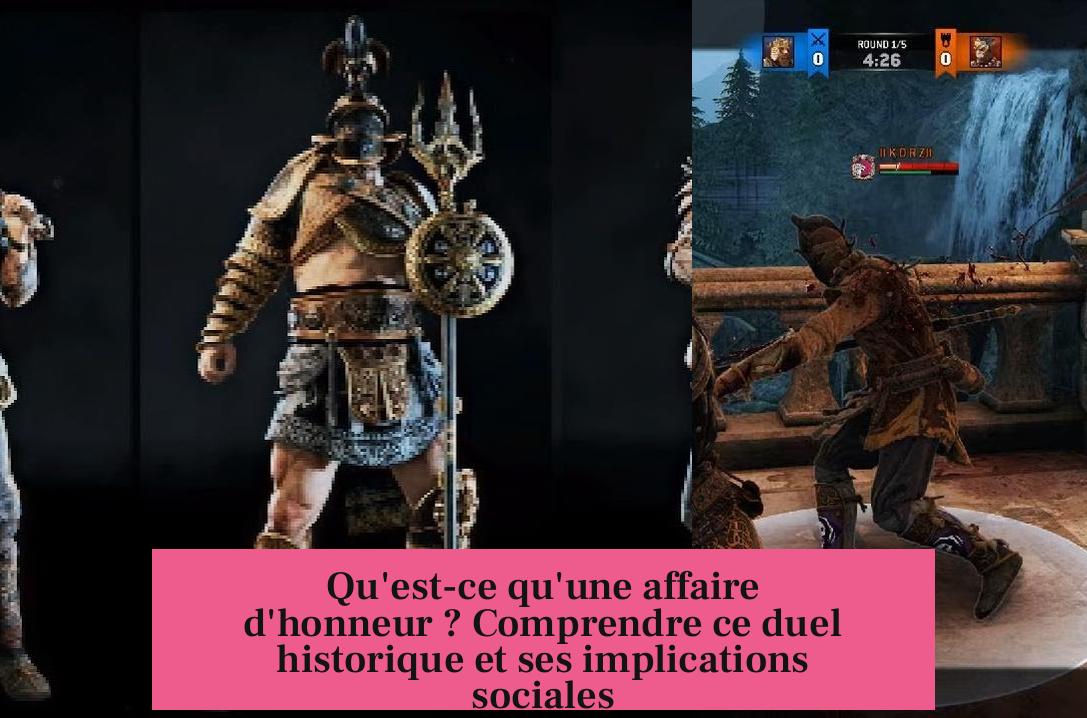 Qu'est-ce qu'une affaire d'honneur ? Comprendre ce duel historique et ses implications sociales