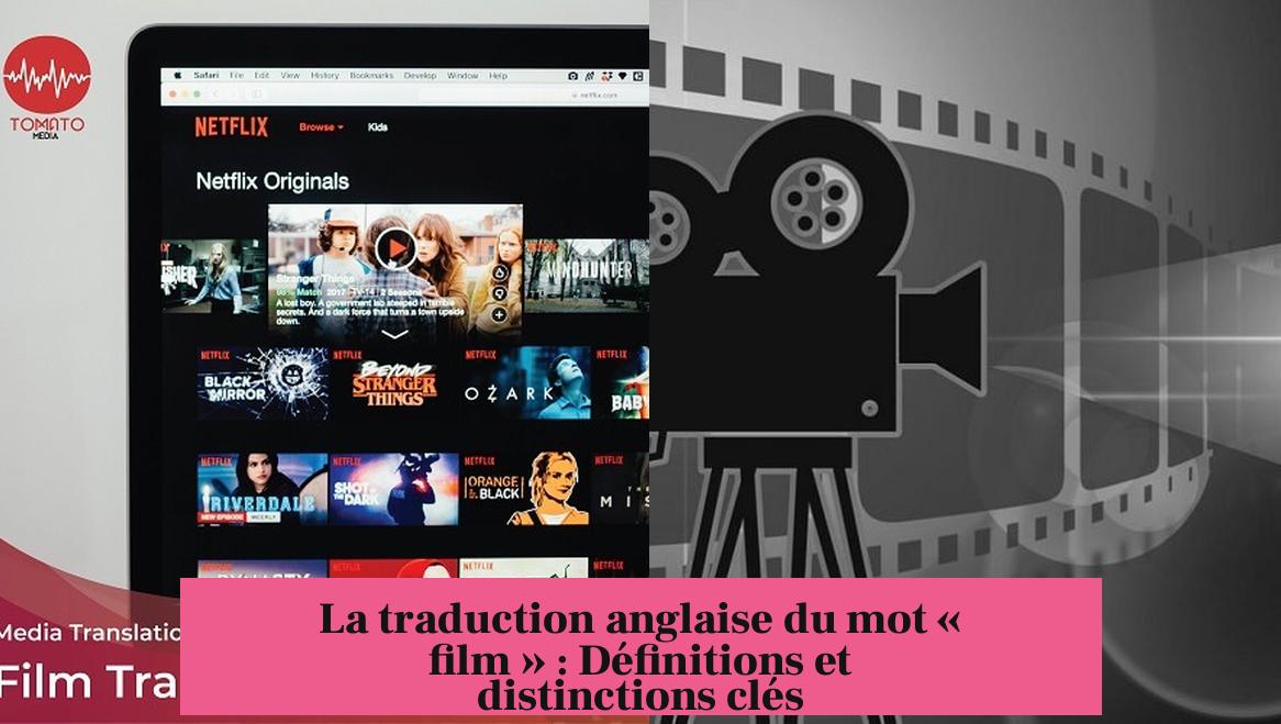 La traduction anglaise du mot « film » : Définitions et distinctions clés