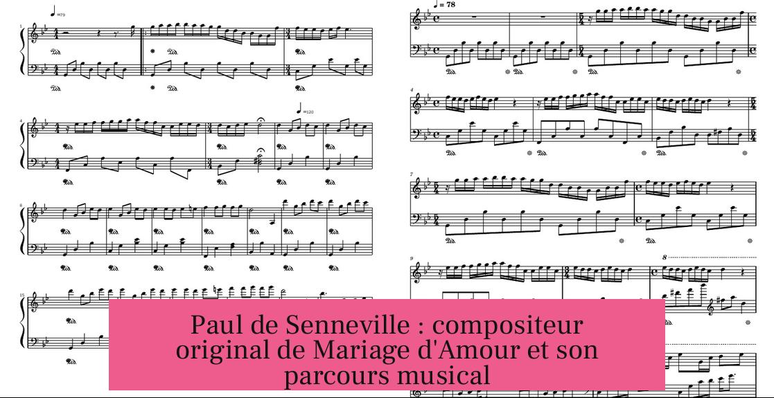 Paul de Senneville : compositeur original de Mariage d'Amour et son parcours musical