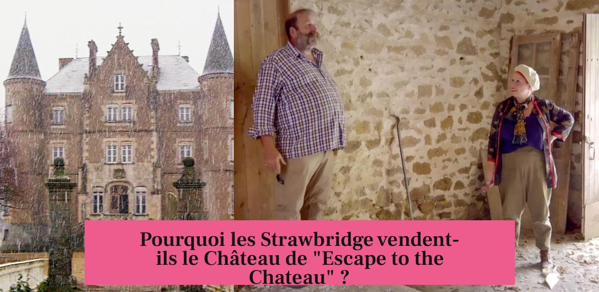 Pourquoi les Strawbridge vendent-ils le Château de "Escape to the Chateau" ?
