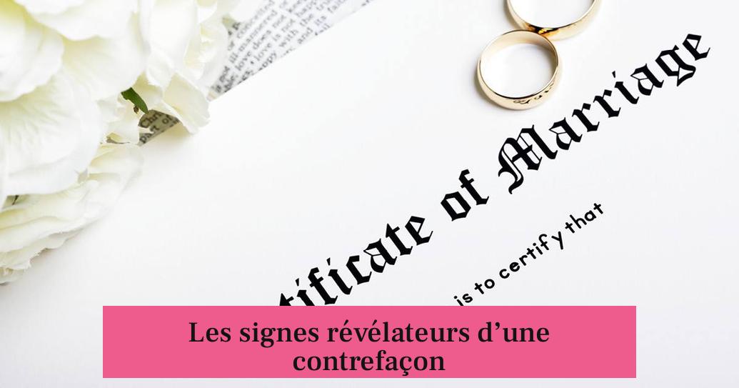 Les signes révélateurs d’une contrefaçon