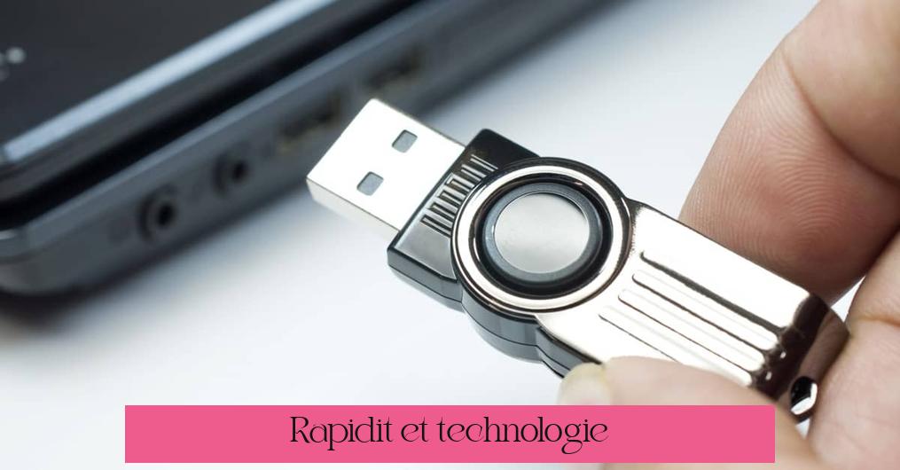 Rapidité et technologie