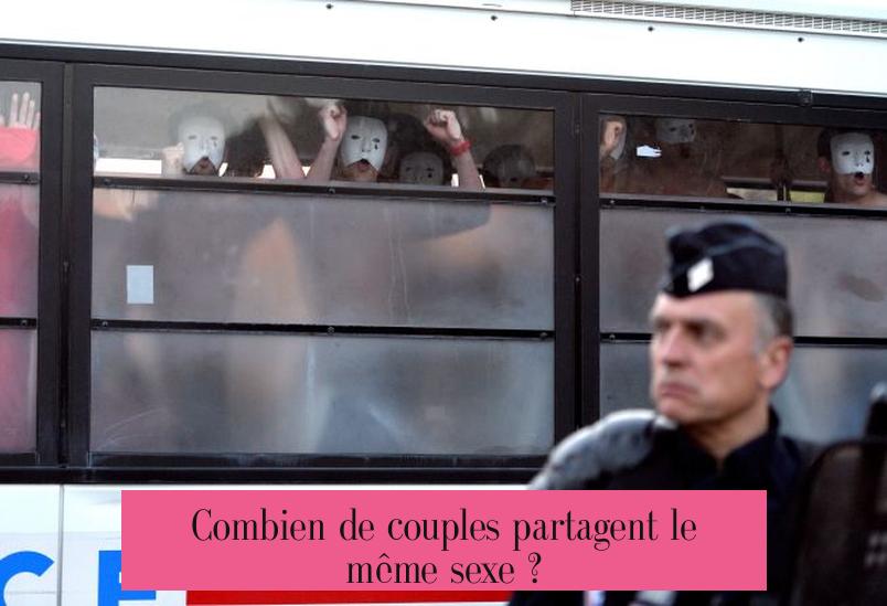 Combien de couples partagent le même sexe ?