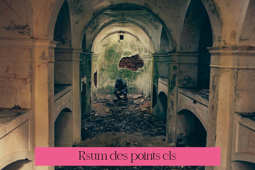 Résumé des points clés